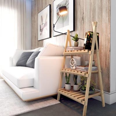 Estante Madeira Pinus Decorativa Para Livros