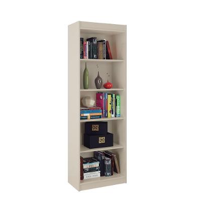Estante Livreiro Sapiranga Com 4 Prateleiras Off White Off White