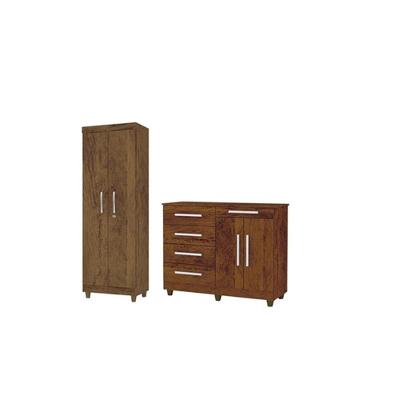 Kit Multiuso e Cômoda Sirius Imbuia