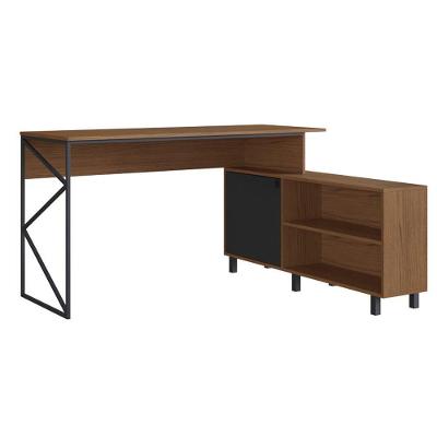 Mesa Office Deli - Marrom-preto