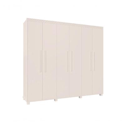 Guarda Roupa 6 Portas 4 Gavetas Madri Branco Camas Fênix branco