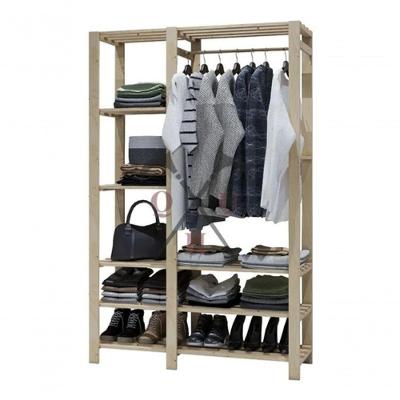 Cabideiro Industrial  Araras Pinus Para Roupas Calçados 