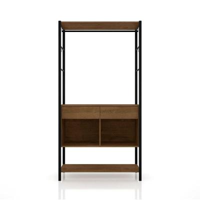 Guarda Roupa Solteiro Paris Closet Estilo Industrial