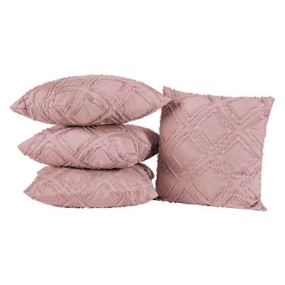 Capas De Almofadas Aveline 45cm X 45cm 04 Peças - Rosê.