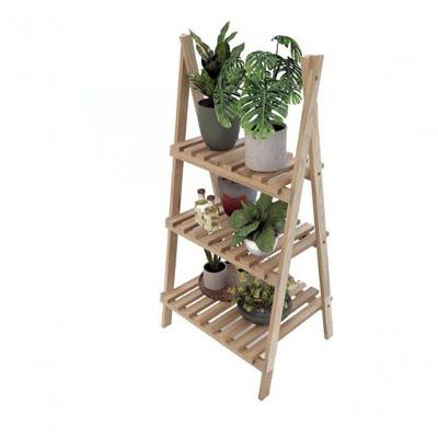 Suporte Para Jardim Vertical Com 3 Prateleiras Multiuso 