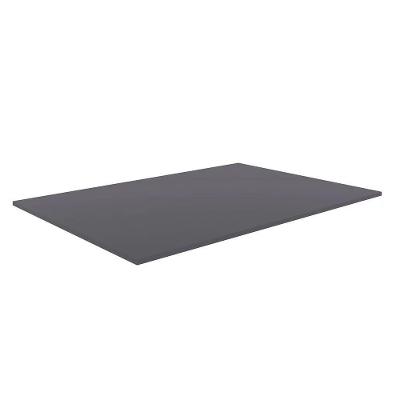 Tampo Para Balcão De Cozinha 120cm Mdp - Ajl Móveis Cor Cinza