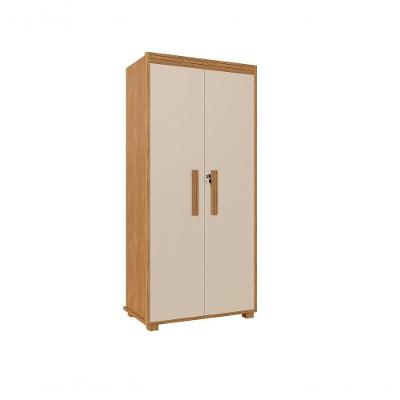 Multiuso Atenas 100% Mdf Com Chave Pés Madeira Cor:cinamomo-off White