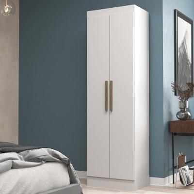 Armário Multiuso 2 Portas Rp2202 Branco Decibal Branco Brilho