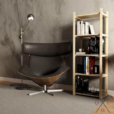 Organizadora 5 Prateleiras Madeira Pinus Livros E Revistas 