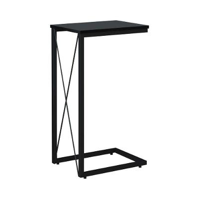 Mesa Lateral Aço Carbono Base Preta X Preto