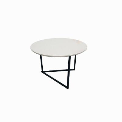 Mesa De Centro Jade Industrial Pés De Ferro