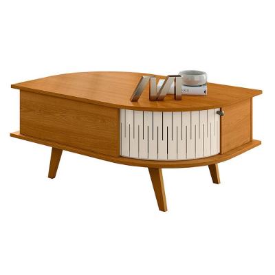 Mesa De Centro Com 1 Porta áquila Cinamomo Off White
