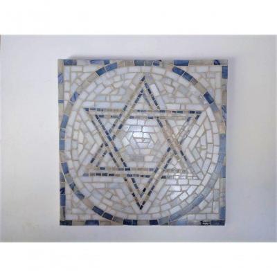 Mandala De Parede Estrela De David Tamanho 90cm