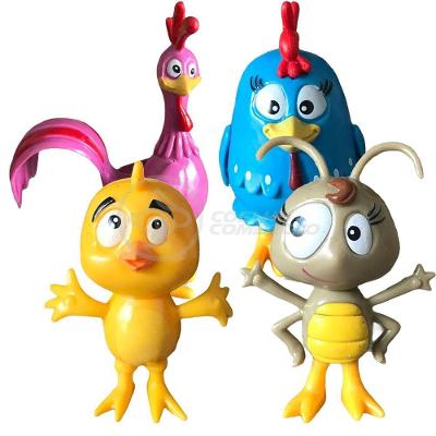 Kit 4 Bonecos Galinha Pintadinha E Sua Turma