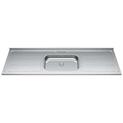 Pia De Cozinha Com Cuba 180Cm E Válvula Aço Inox - Ghel Plus