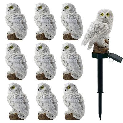 Coruja Luminaria Solar Luz Led Decorativa Kit 10 Uni Iluminaçao Casa Jardim Quintal Enfeite Luminoso