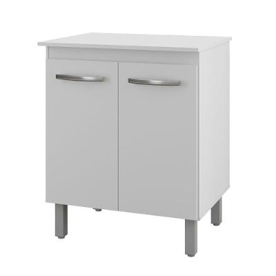 Balcão Multiuso Para Cozinha Serena 2 Portas Cor:branco
