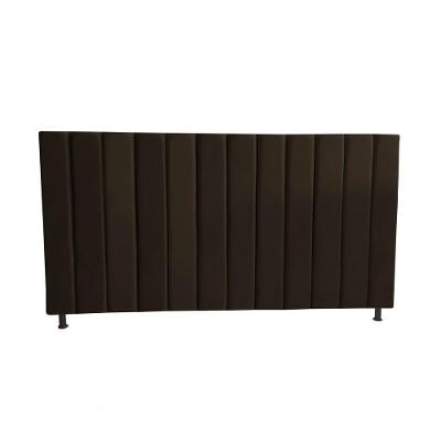 Cabeceira De Cama Box Estofada Gabi King 195 Cm Suede Marrom Eli Móveis