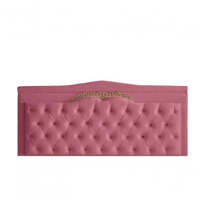 Cabeceira De Cama Box Painel Helena King 195 Cm Retro Capitonê Botão Encapados Suede Rosa Bebê Eli Móveis