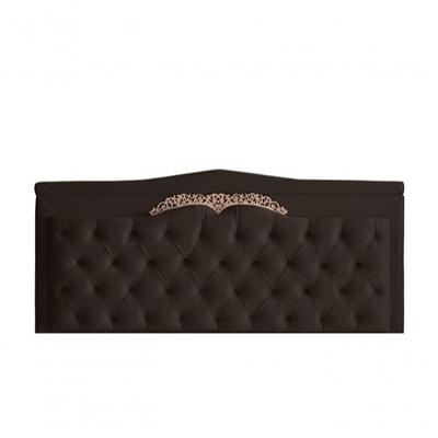 Cabeceira De Cama Box Painel Helena King 195 Cm Retro Capitonê Botão Encapados Suede Marrom Eli Móveis