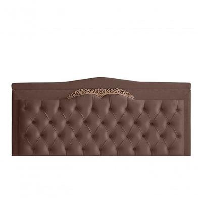 Cabeceira De Cama Box Painel Helena King 195 Cm Retro Capitonê Botão Encapados Suede Rosê Eli Móveis