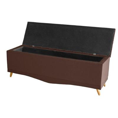 Kit De Cabeceira De Cama Box E Calçadeira Baú Helena Casal 140 Cm Retro Capitonê Suede Rosê Eli Móveis