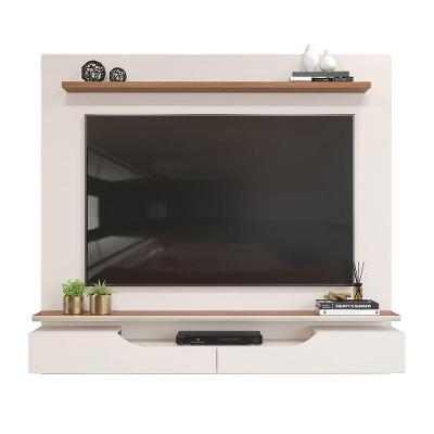 Painel Para Tv Até 60" Polegadas Levi Off White Freijó