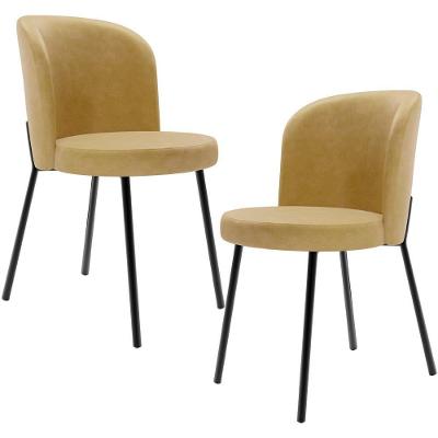 Kit 2 Cadeiras Sala De Jantar Estofada Gavi L02 Couríssimo Fendi