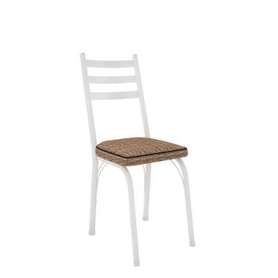 Kit Com 2 Cadeiras Europa 141 Com Base Branco Para Cozinha