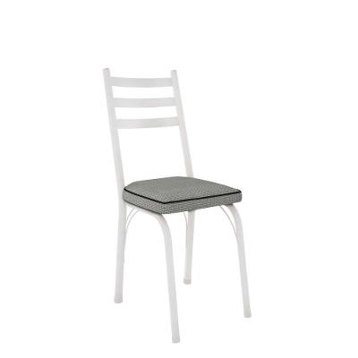 Kit Com 2 Cadeiras Europa 141 Com Base Branco Para Cozinha
