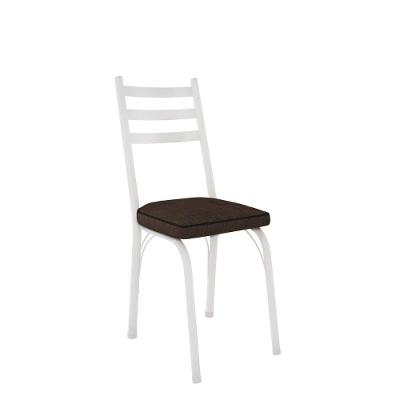 Kit Com 2 Cadeiras Europa 141 Com Base Branco Para Cozinha