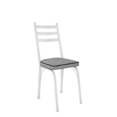 Kit Com 2 Cadeiras Europa 141 Com Base Branco Para Cozinha