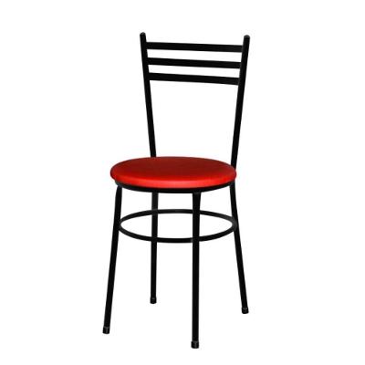 Cadeira Para Mesa Epoxi Preta Cor:vermelho