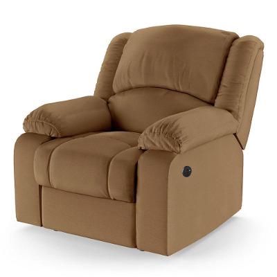 Poltrona Do Papai Reclinável Melim Power Elétrica Usb Pu Fh1 - D'rossi Cor Caramelo