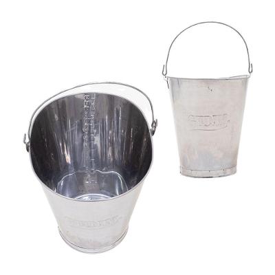 Balde Ordenha Tirar Leite 10 Litros Aço Inox Graduado Durável - Gudim