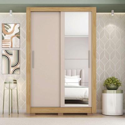 Guarda Roupa Arapongas 2 Portas De Correr E 2 Gavetas Mel/off/cacao