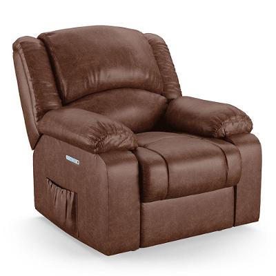Poltrona Do Papai Reclinável Melim Elétrica Led Pu Brilho Fh1 - D'rossi Cor Marrom