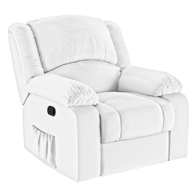Poltrona Do Papai Reclinável Melim Zero Wall Pu Branco Fh1 - D'rossi