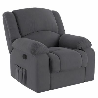 Poltrona Do Papai Reclinável Melim Zero Wall Veludo Fh1 - D'rossi Cor Cinza