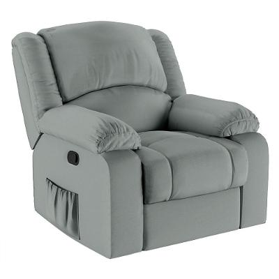 Poltrona Do Papai Reclinável Melim Zero Wall Sintético Pu Fh1 - D'rossi Cor Cinza