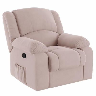 Poltrona Do Papai Reclinável Melim Zero Wall Veludo Fh1 - D'rossi Cor Rose