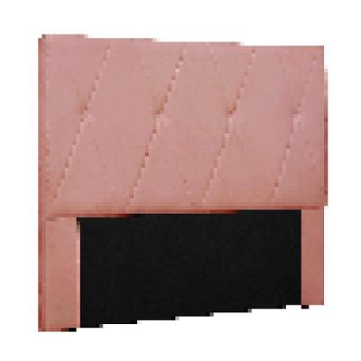 Cabeceira Cama Box Casal 140 Cm Aquilla Veludo S04 - D'rossi Cor Rosa