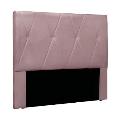 Cabeceira Cama Box Casal 140 Cm Aquilla Veludo S04 - D'rossi Cor Lilás