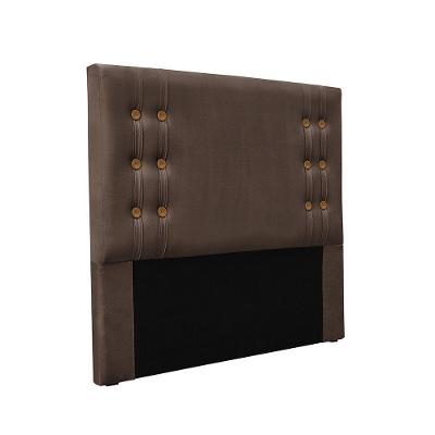 Cabeceira Cama Box Casal 140 Cm Gênova Veludo S04 - D'rossi Cor Marrom