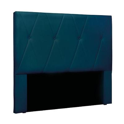 Cabeceira Cama Box Casal 140 Cm Aquilla Veludo S04 - D'rossi Cor Azul Marinho
