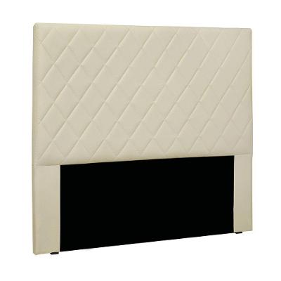 Cabeceira Cama Box Solteiro 90 Cm Dubai Veludo S04 - D'rossi Cor Bege