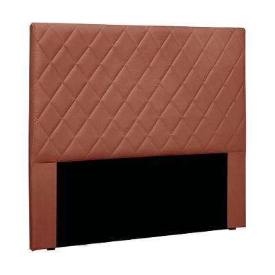 Cabeceira Cama Box Solteiro 90 Cm Dubai Veludo S04 - D'rossi Cor Cobre
