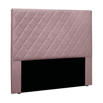 Cabeceira Cama Box Solteiro 90 Cm Dubai Veludo S04 - D'rossi Cor Lilás