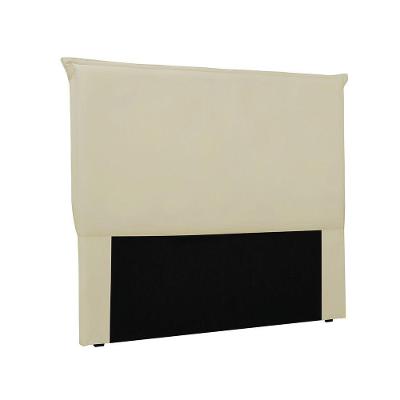 Cabeceira Cama Box Solteiro 90 Cm Garden Veludo Bege S04 - D'rossi