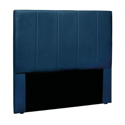 Cabeceira Cama Box Casal 140 Cm Arizona Veludo S04 - D'rossi Cor Azul Marinho